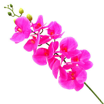 Цветок &quot;Орхидея&quot; 90см, светло-фиолетовый, 9 цветков - 10см.