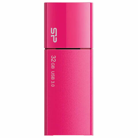 Флеш-диск 32 GB SILICON POWER Blaze B05 USB 3.1, розовый, SP32GBUF3B05V1H