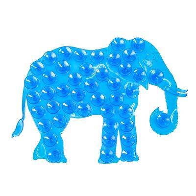 Мини-коврик для ванны «Слон», 9?12,5 см, цвет МИКС
