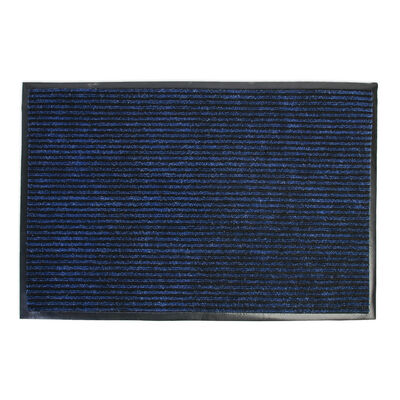 Коврик придверный влаговпитывающий «Стандарт», 60?90 см, цвет чёрно-синий