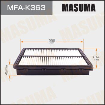 Воздушный фильтр MASUMA LHD KIA SORENTO PRIME 15- (1/20) MFA-K363