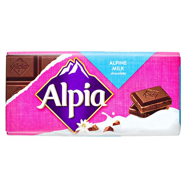 Alpen Gold Шоколад Alpia Milk 100 г 1уп.х 20шт