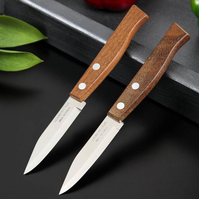 TRAMONTINA Нож кухонный для овощей Tradicional, лезвие 8 см, цена за 2 шт