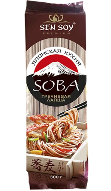 Sen Soy Сэнсой-лапша Soba 300г гречневая 1х24.