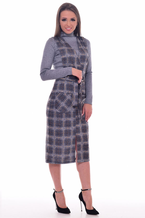 Новое кимоно *Сарафан женский Ф-4-06 (серый)