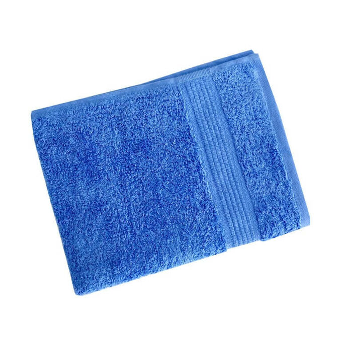 Ивановотекстиль Махровое гладкокрашенное полотенце 40*70 см 460 г/м2 (Голубой)