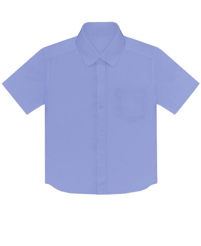 Голубая рубашка для мальчика Цвет: голубой