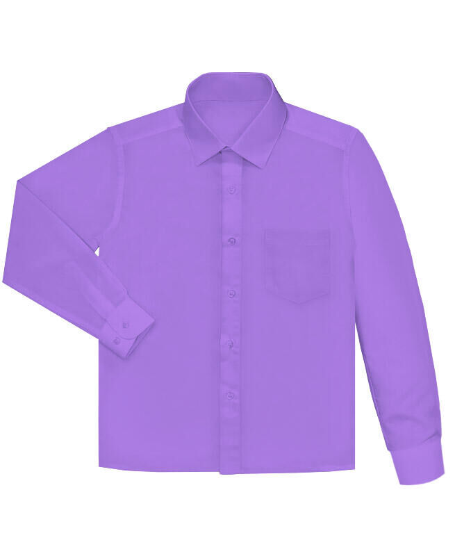 Сиреневая рубашка для мальчика Цвет: яр.сирень