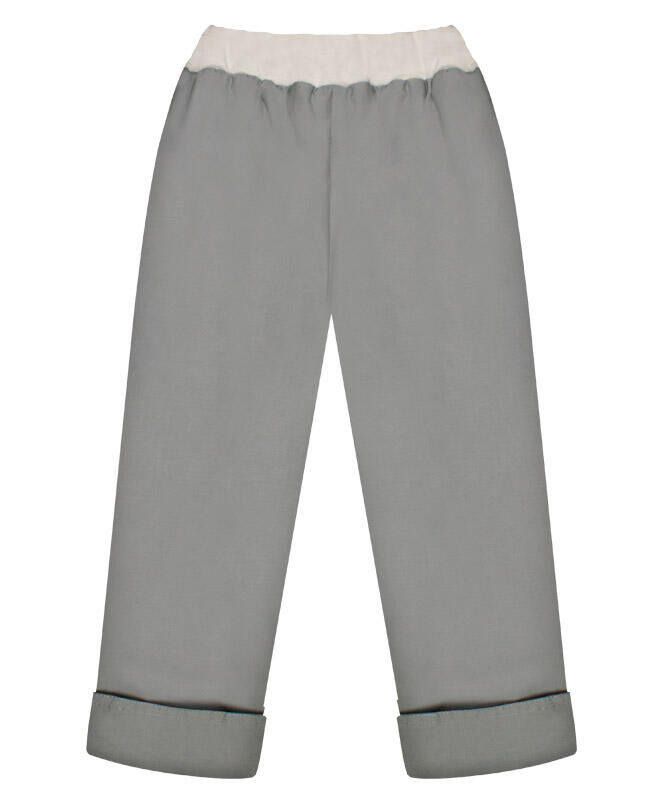 Радуга дети Теплые серые брюки для девочки Цвет: серый