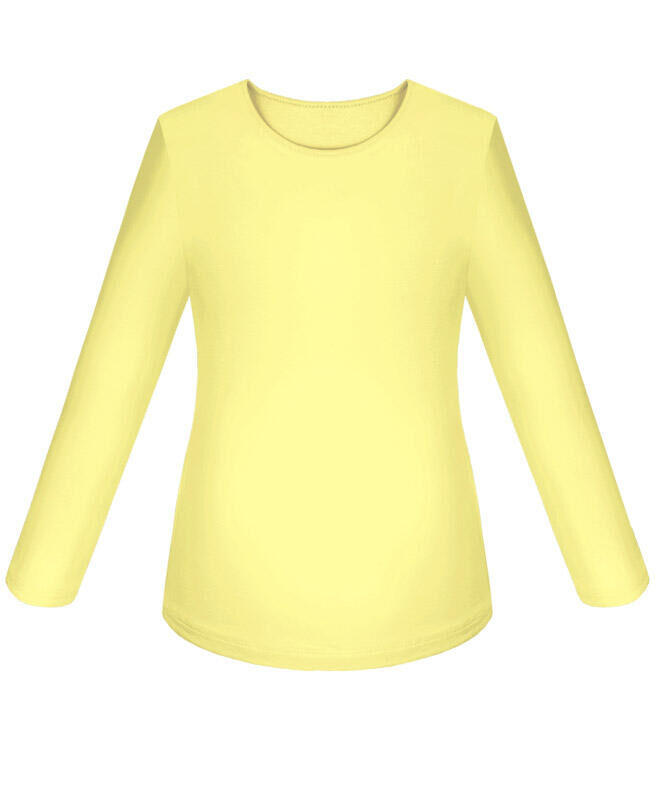 Радуга дети Жёлтый джемпер (блузка) для девочки Цвет: жёлтый