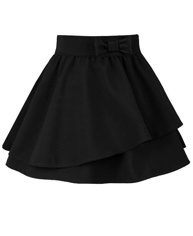 Радуга дети Черная юбка для девочки Цвет: черный