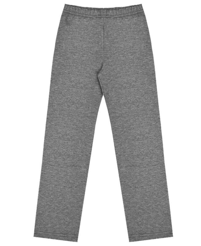 Серые спортивные брюки для девочки Цвет: т.серый