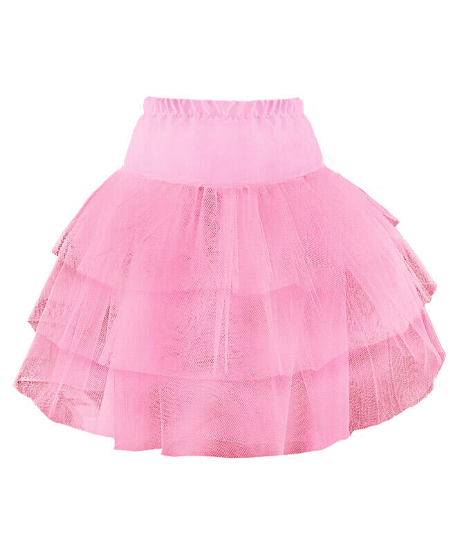 Радуга дети Розовый подъюбник(юбка) для девочки Цвет: розовый