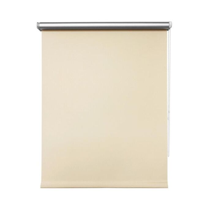 Уют Рулонная штора блэкаут «Сильвер», 72 х 175 см, цвет кремовый