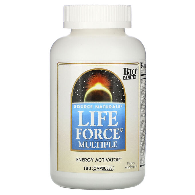 Source Naturals, Life Force Multiple, 180 капсул