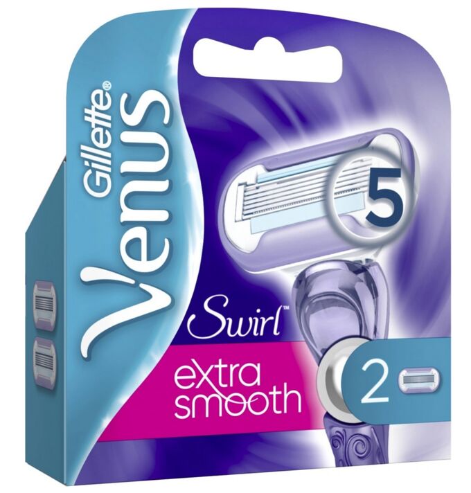 Gillette venus GILLETTE® VENUS Swirl Cменные кассеты для бритья 2шт