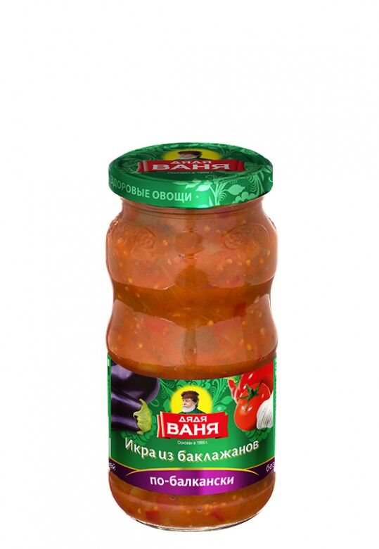 Икра из баклажанов по-балкански &quot;Дядя Ваня&quot;  460гр. 1/8