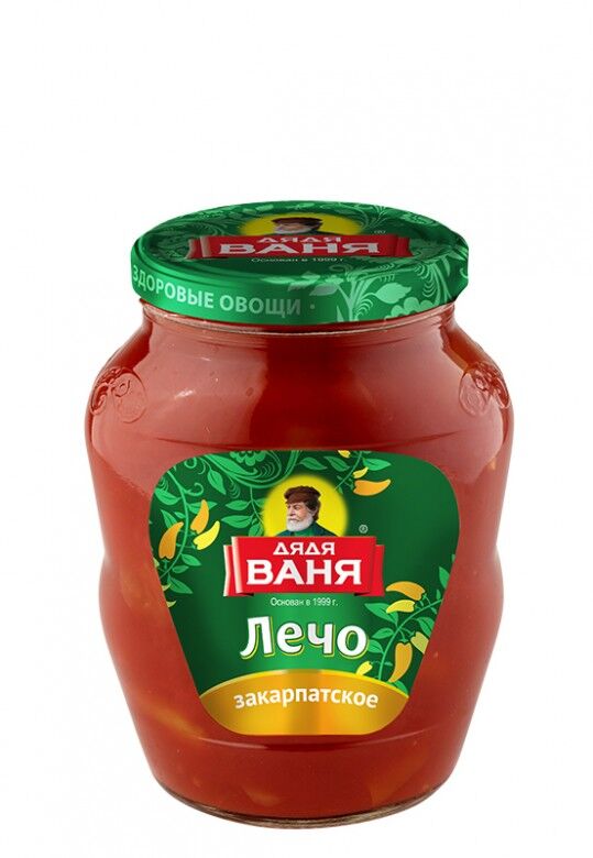 Лечо натур. Закарпатское &quot;Дядя Ваня&quot;  680гр. 1/8