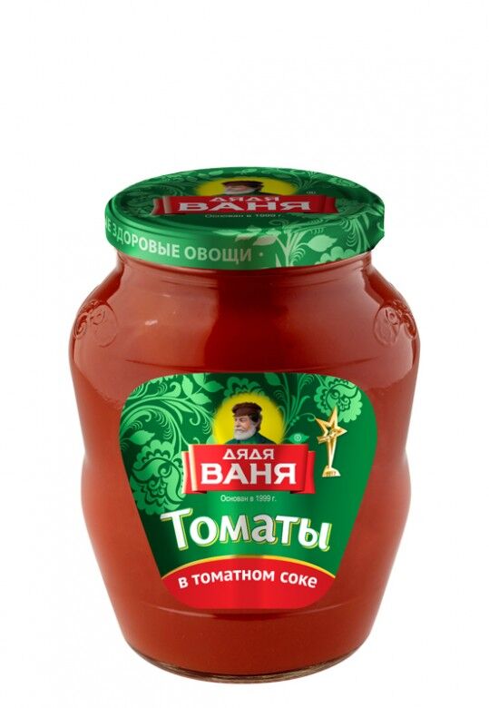Томаты в т/с неочищ.  &quot;Дядя Ваня&quot; 680гр.