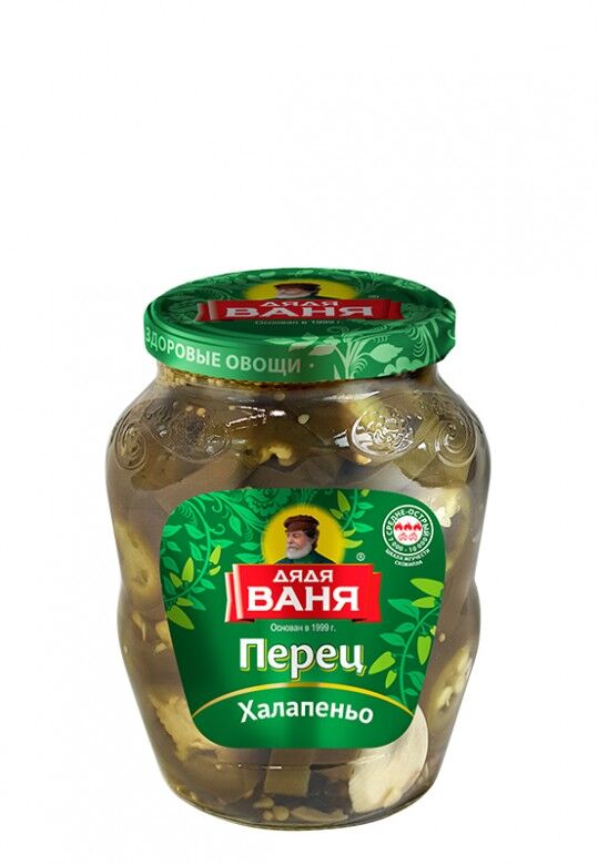 Перец Халапеньо нарез. &quot;Дядя Ваня&quot;  350гр. 1/12