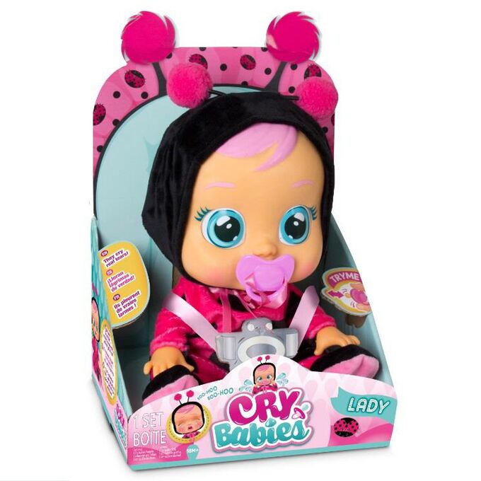 Кукла IMC Toys Cry Babies Плачущий младенец Lady, 31 см124