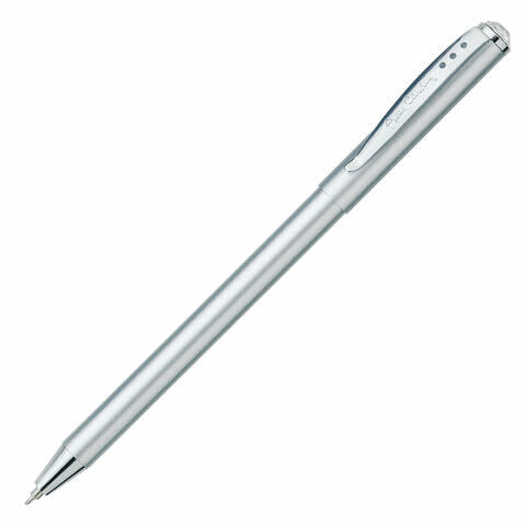 Ручка подарочная шариковая PIERRE CARDIN &quot;Actuel&quot;, корпус серебряный, алюминий, хром, синяя, PC0701BP