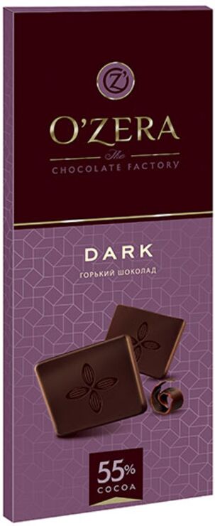 «OZera», шоколад горький Dark, 90г