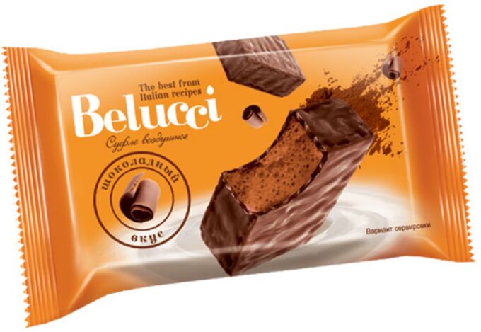 Конфета Belucci с шоколадным вкусом (коробка 1,2кг)