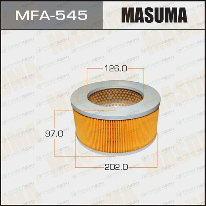 Фильтр воздушный Masuma A-422, арт. MFA-545