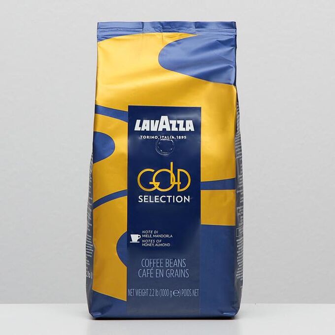Кофе зерновой LAVAZZA Gold selection, 1000 г