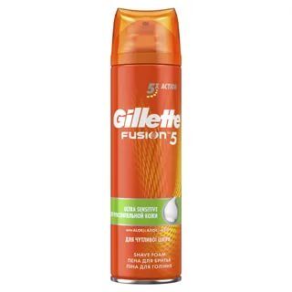 GILLETTE FUSION Пена для бритья Sensitive Skin (для чувствительной кожи) 250мл