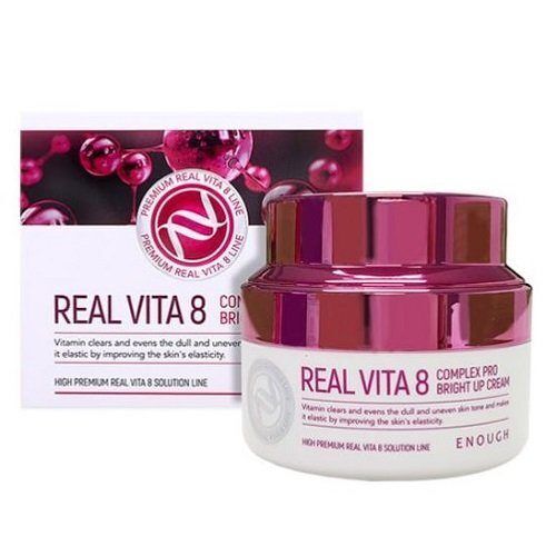 Enough Real Vita 8 Complex Pro Bright Up Cream Крем с витаминами для сияния кожи, 50мл