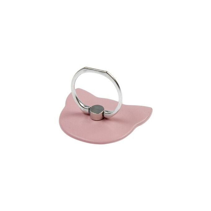 Держатель-подставка с кольцом для телефона LuazON, в форме &quot;Кошки&quot;, розовый