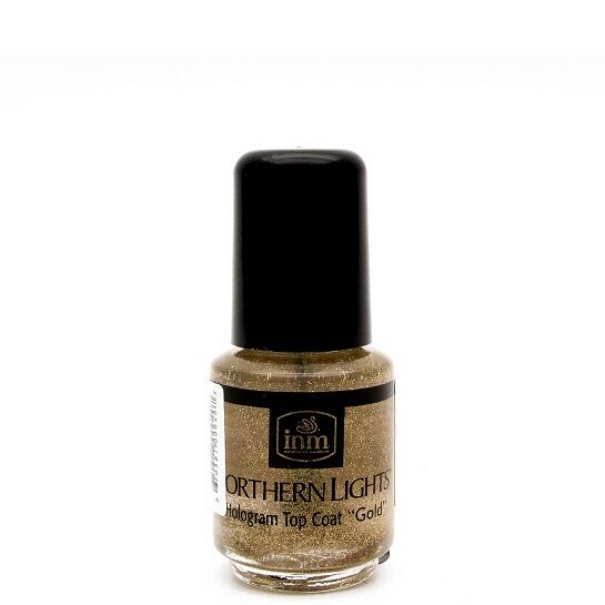 Голографическая сушка Northern Lights Hologram Top Coat &quot;Gold&quot; INM 3.5 мл