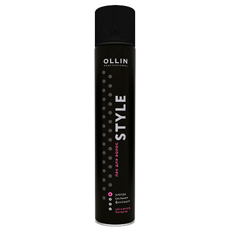 OLLIN Professional Лак для волос ультрасильной фиксации OLLIN 500 мл