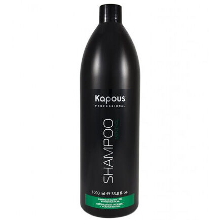 Шампунь для всех типов волос с ароматом ментола Kapous 1000 мл