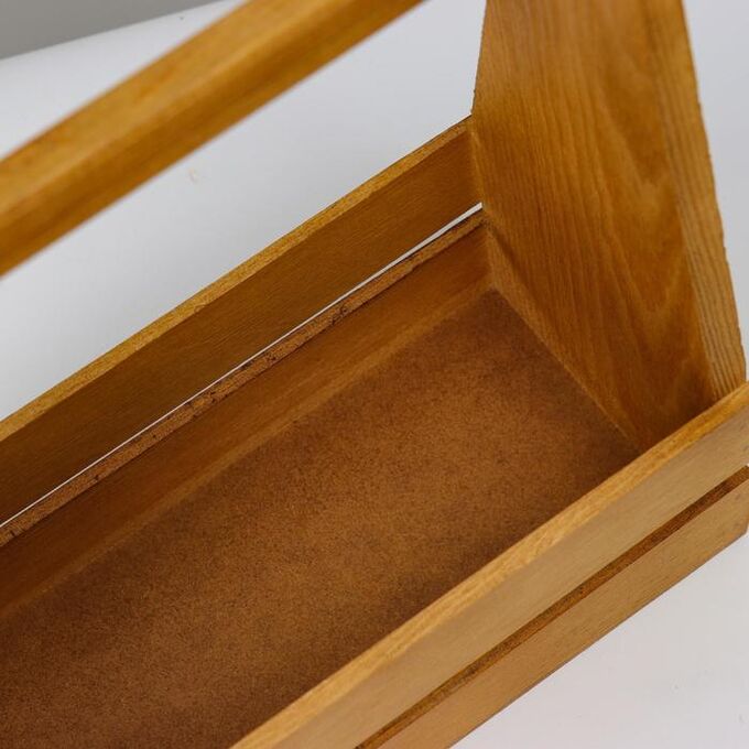 Кашпо деревянное 30×14×30 см
