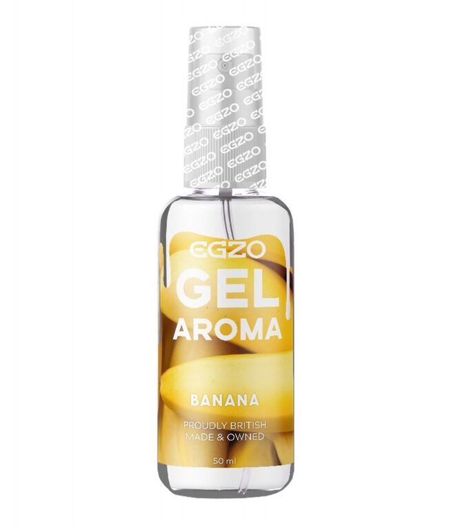 Увлажняющий гель на водной основе EGZO AROMA Banana с ароматом банана (50 мл)