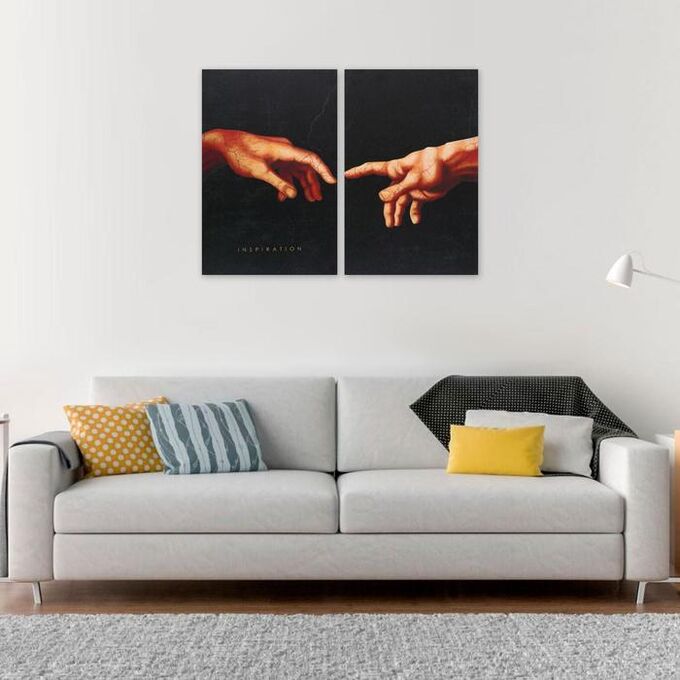 СИМА-ЛЕНД Модульная картина«Руки», 80 х 60 см