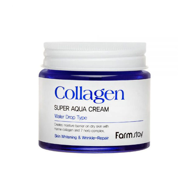 Farm Stay Collagen Super Aqua Cream.Увлажняющий крем с коллагеном 80 мл