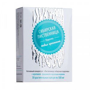 Сашера-Мед Лиственница сибирская подсочка с крапивой, грушанкой и красным корнем. Новая простата (в капсулах)