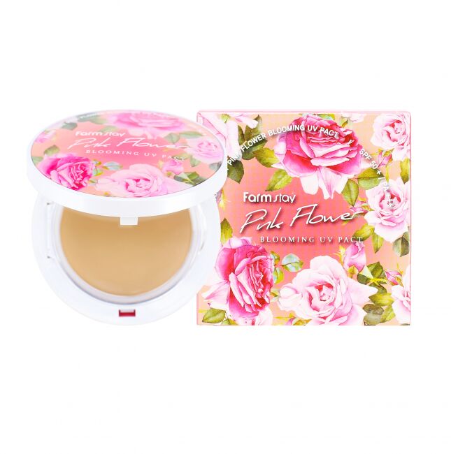 Pink Flower Blooming Uv Pact Spf50 Pa+++
#23 Natural Beige