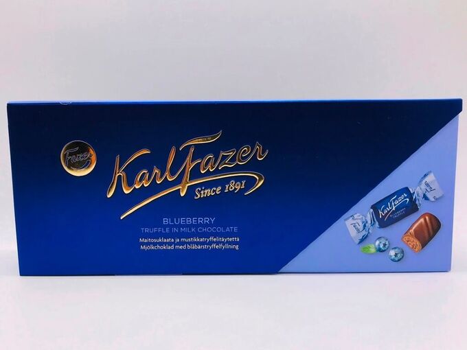 Шоколадные конфеты «Karl Fazer» c трюфельной начинкой со вкусом черники 270г
