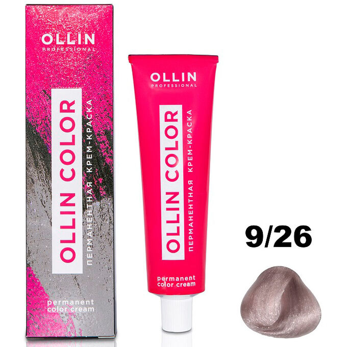 Перманентная крем-краска для волос  COLOR 9/26 OLLIN 100 мл