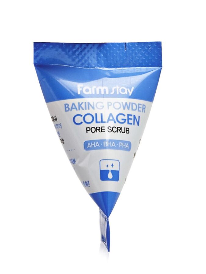 Baking powder collagen pore scrub Содовый скраб для лица с коллагеном