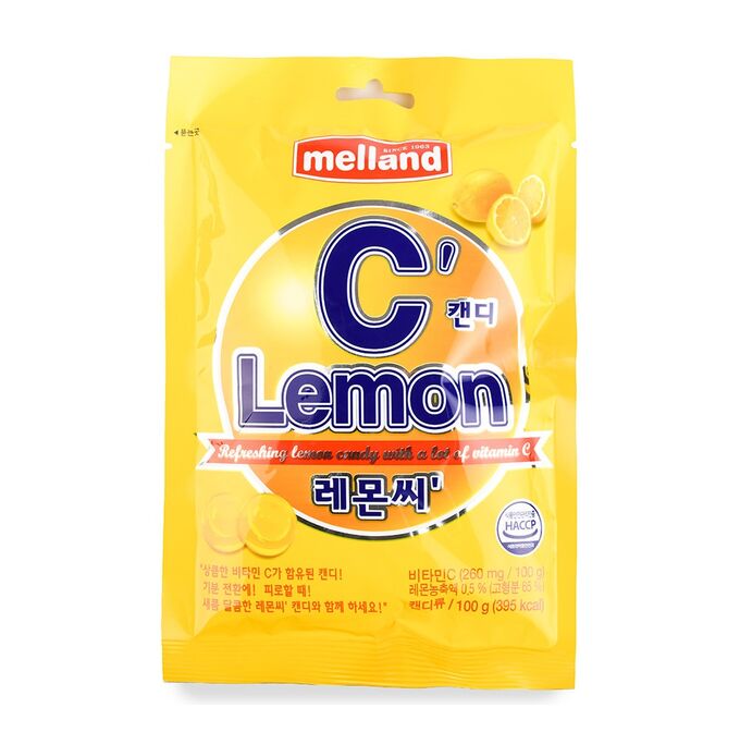 Melland Карамель со вкусом лимона «Lemon C Candy»  100 г