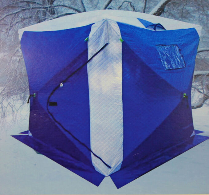 Палатка зимняя Travel Top Куб (180х180, h195см, утепленная, с колышками)