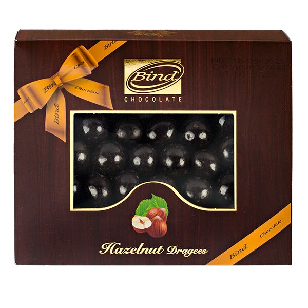 Конфеты BIND CHOCOLATE Hazelnut Dragees 100 г 1 уп.х 12 шт.