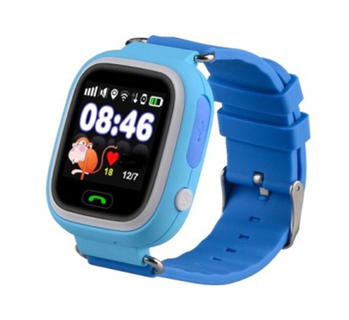 Детские смарт-часы Q90 GPS (синий)