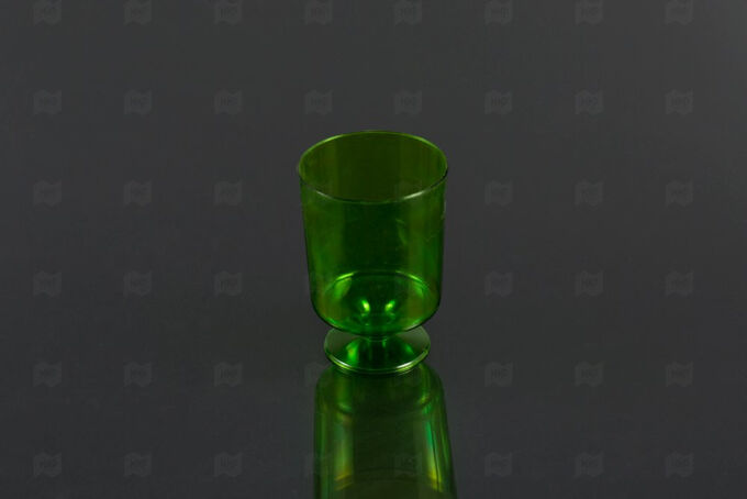 Мир упаковки Бокал для вина (0,2) Кристалл зеленый (10 шт.)